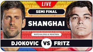 DJOKOVIC vs FRITZ • ATP Shanghai 2024 SF • LIVE Tennis Watchalong Stream