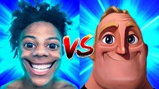 IShowSpeed Becoming Canny VS Mr Incredible Becoming Canny