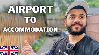 How to Travel from Airport to Accommodation in Uk  #uk #studyvisa #travel