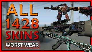 ALL 1428 Weapon Skins in CS:GO [2021] - Worst Float + Shoot/Reload/Inspect Animations