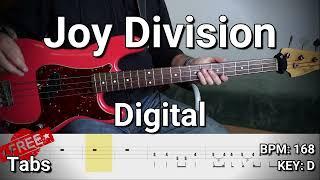 Joy Division - Digital (Bass Cover) Tabs