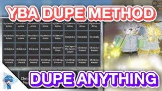 NEW  YBA DUPE METHOD - INFINITE LUCKY ARROWS HACK  DUPE ANY ITEM