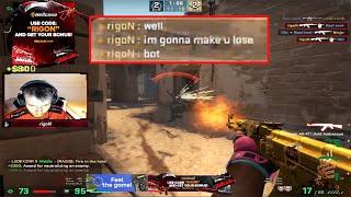 rigoN CHALLENGED FACEIT LVL 10 WITHOUT ANY REASON(STREAM HIGHLIGHTS)