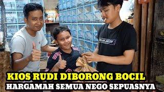 SEMAKIN LUAR BIASA HARGA BURUNG DIKIOS RUDI SEMUANYA NEGO SEPUASNYA|| PASAR BURUNG PRAMUKA