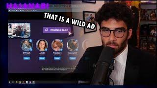 Hasan's Reaction Watching The Fansly Ad For The First Time