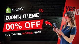 Display Percentage % OFF Price Discount  on your Shopify Dawn Theme | Dawn Customization- Paid Code