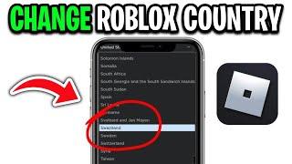 How to Change Location on Roblox Account (2024) | How To Change Your Country on Roblox App!