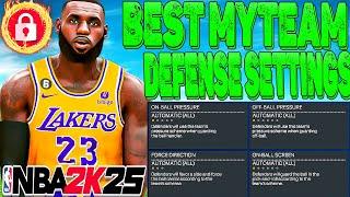 NBA 2K25 BEST MYTEAM DEFENSE SETTINGS THIS IS THE META DEFENSE!