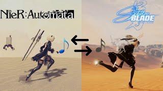 NieR:Automata & Stellar Blade desert music SWAPPED 