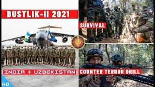 DUSTLIK-II Exercise 2021 : India Uzbekistan Joint Military Exercise