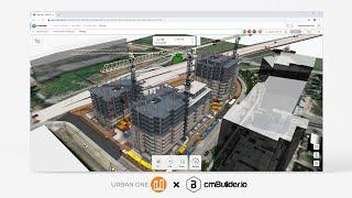 Urban One Builders - cmBuilder 4D simulation of multi-tower mixed use project