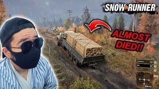 Extreme Truck Off-Roading While Carrying Heavy Cargos!! - SnowRunner Gameplay