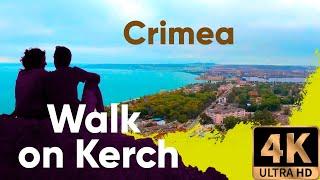 4K Russia Kerch walking tour ‍️ Crimea ️