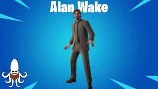 Alan Wake - Skin Showcase & Gameplay - Fortnite