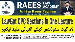 Law Gat CPC Sections|LawGat 2024|LawGat CPC Sections on Finger Tips|LawGat Complete Sections