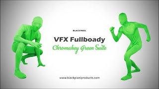 BLACKPIXEL Chromakey Green full body Stretch and comfort Fabric VFX suite