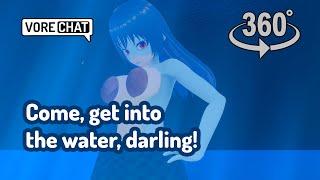 [Vore] An encounter with giant mermaid! - (360º video)