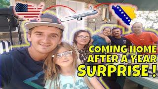 Flying Home Surprising Family After Living In Usa For A Year