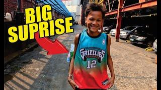 The BIGGEST Surprise for Kind-Hearted Kid of The Philippine slums 