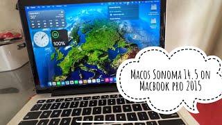 Install macOS Sonoma on Unsupported Macs (Quick and Easy) | MacBook Pro 2015  #sonoma #macbookpro