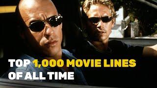 Top 1,000 Movie Lines Of All Time