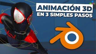 Como Crear una Animación de SpiderVerse con Blender 🟠