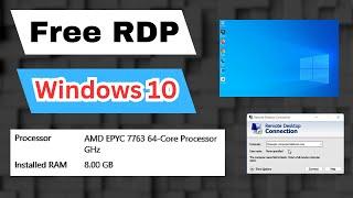 Get Free Windows 10 RDP | Remote Desktop Connection Setup (No Cost)