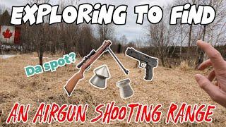 Exploring to find the best spot for my airgun shooting range {Canada} // I think I found it. [Vlog]