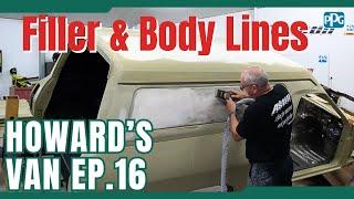 Filler work & Body Lines on XC Falcon Panel Van #16 Magnum Force