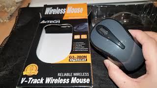 A4Tech V-Track Wireless Mouse G3-280N (optical) UNBOXING Review - Belly Vlogger