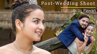 Srijana Subedi Bibek Pangeni Post Wedding Photoshoot | Behind the scene  | Portraits by Pawan