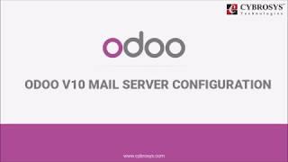 Odoo V10 mail server configuration