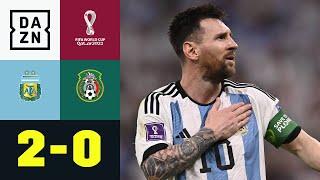 Dios Messi erhält die Chance auf’s Weiterkommen: Argentinien - Mexiko 2:0 | WM 2022 | DAZN