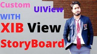 How to create a UIView with Xib view by using UIKit(Reusable view class)