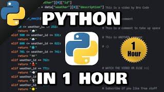 Learn Python in 1 hour!  (2024)