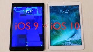 iPad Air 2 : iOS 9.3.5 vs iOS 10.0.1 Speed Test