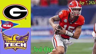 Georgia vs Tennessee Tech  WEEK 2 Full Game Sep 7, 2024 | NCAAF Today | NCAA Men's College Football