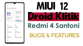 Redmi 4/4X- MIUI 12 Droid-Klitik (DK) Android Pie | OFFICIAL STABLE | Full Review Bugs & Features