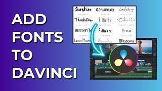 How to Add Fonts to Davinci Resolve 18