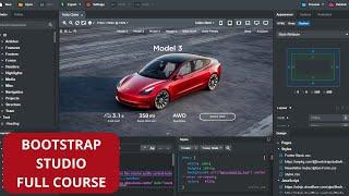 Bootstrap Studio Full Course in 2 Hours (2022)
