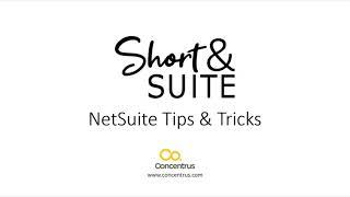 NetSuite Tutorial: Short & 'Suite: Edit the CSV file to Show Correct Format of the Tracking