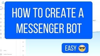 How To Create A Chat Bot on Facebook Messenger with NO CODING (ManyChat)