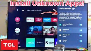 TCL Smart TV: How to Allow Apps from Unknown Sources