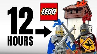 Can I Build A LEGO Castle Siege Battle in 12 Hours?!