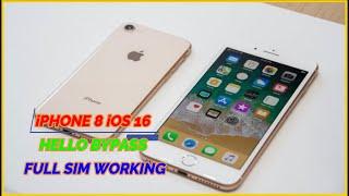 iPHONE 8 iOS 16 HELLO BYPASS FULL SIM WORKING BY iREMOVAL PRO(ON WINDOWS)