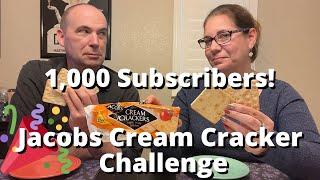 1,000 Subscriber Special | Jacob's Cream Cracker Challenge