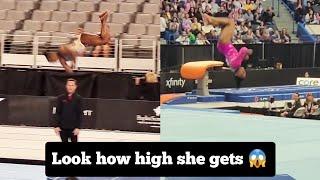 Simone Biles - Triple Double 2024 Compilation -  Look at the HEIGHT she gets!