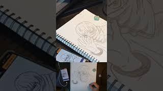 Toge Inumaki Step-by-Step tutorial with Mangaka app