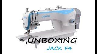 Unboxing Jack f4 industrial sewing machine and installation