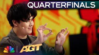 Sam Huang SURPRISES The Crowd With Finger Magic! | Quarterfinals | AGT 2024